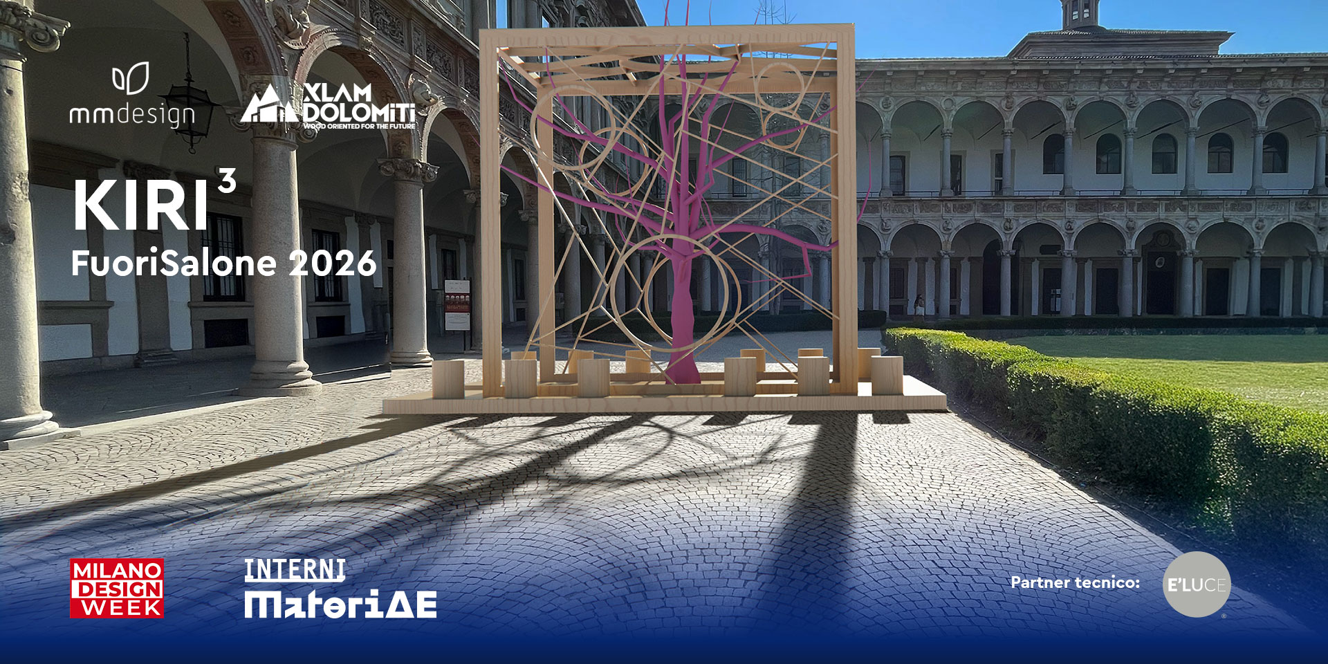 MM Design × Xlam Dolomiti: Kiri³ at Fuorisalone