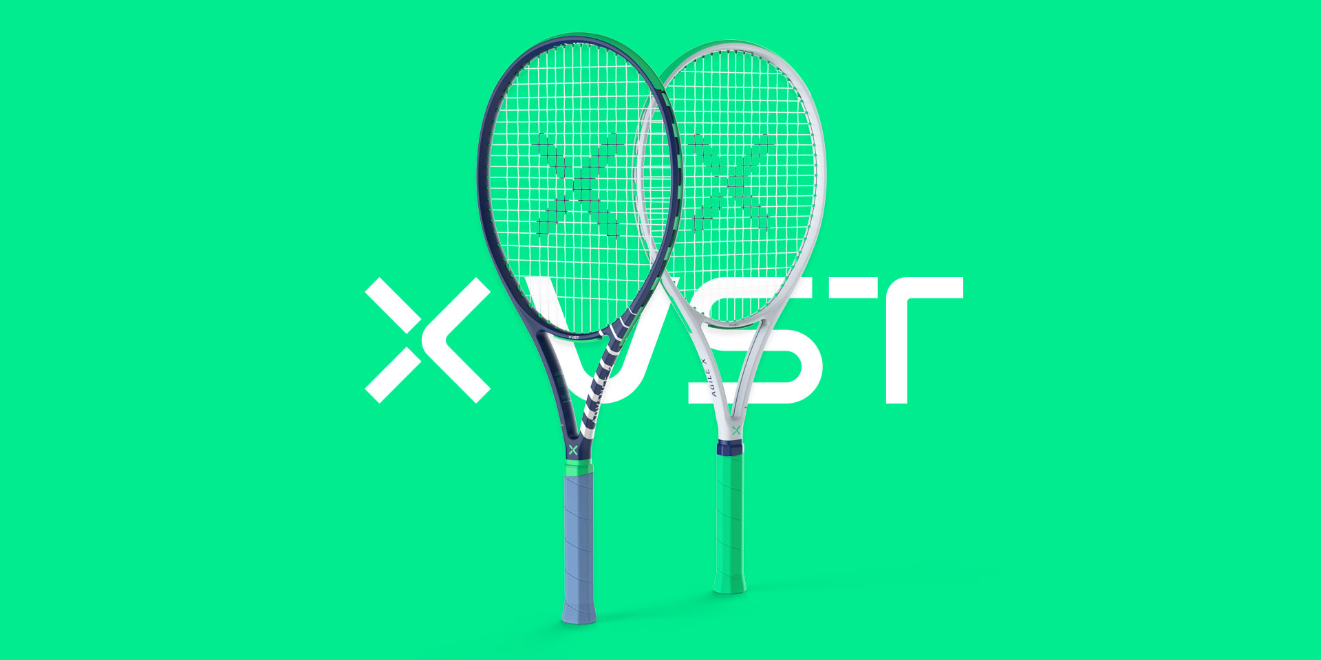 X-VST racquet family Agile Advance Pro, brand design MM Design
